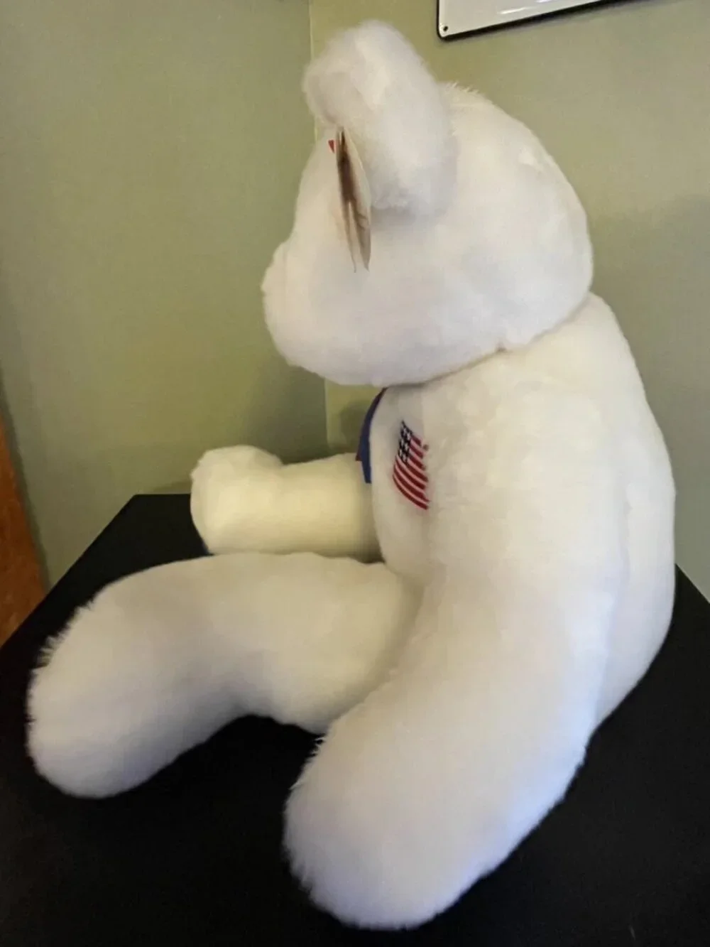 Ty Beanie Babie Baby Large Libearty Bear Plush Stuffed Toy - 20